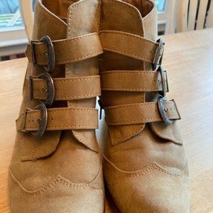 SO Women's Booties  Size 8.5  Western Steampunk